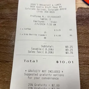 Great price. Great service.