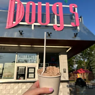 Chocolate dougie with brownies and pb cups