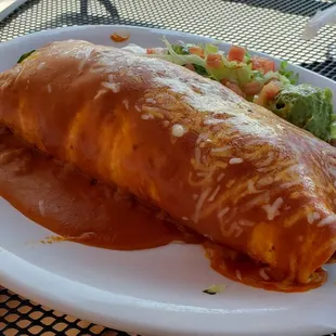 a plate of enchiladas