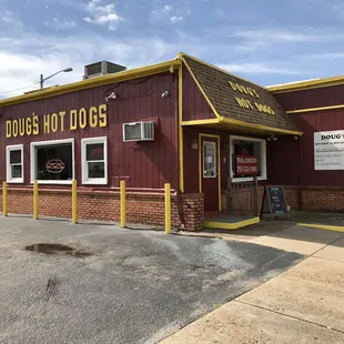 the outside of the building