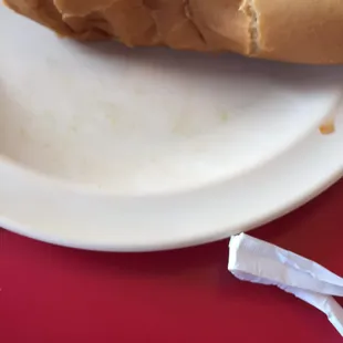 Dirty plate
