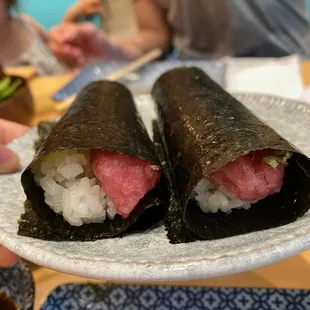 Negi Toro Hand Roll (included in Douzo Set)