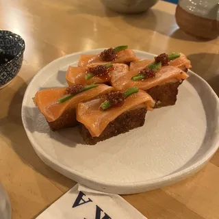 Crispy Rice with Salmon