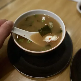 Spicy Lobster Miso Soup