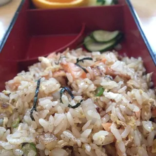 Smoked Salmon Fried Rice