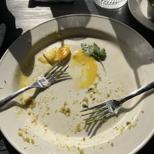 What was left of our chilaquiles