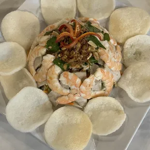 Lotus root salad
