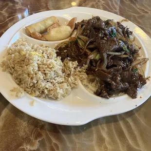 Mongolian Beef lunch special