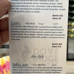 October 2022 - Tasting Menu