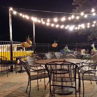 Nice patio weather permitting.