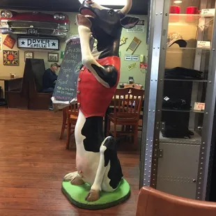 The cow is calling you to try the pie!
