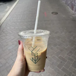 Iced Bourbon Vanilla Latte