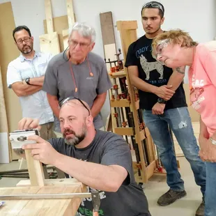 Learn from expert woodworkers
