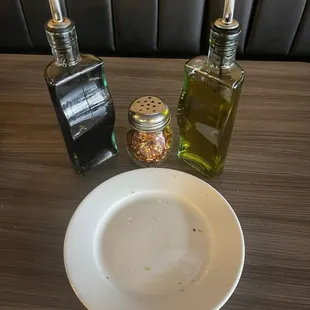 Balsamic and oil at your table