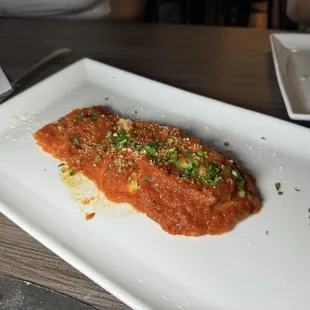 Cheese ravioli (half)