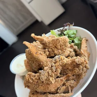 Southern Fried Oyster mushrooms