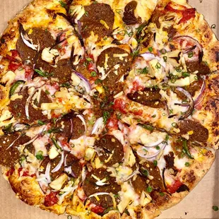 Spicy Hawaiian with Pan crust