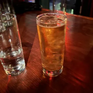 oysters and mussels, drink