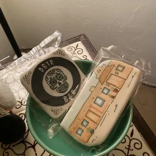 Cute DBTR cookies left for us.