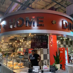 a man standing in front of the counter