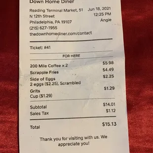 Receipt