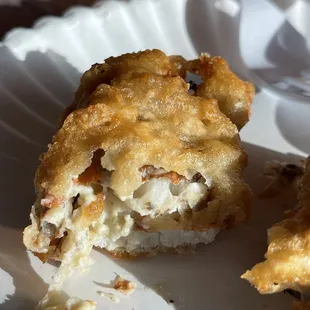 Cross section of soft shell crab. Luv this!