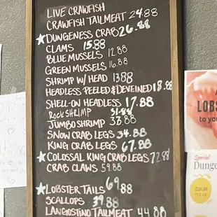 Down and dirty 3/2/24 catch weight prices