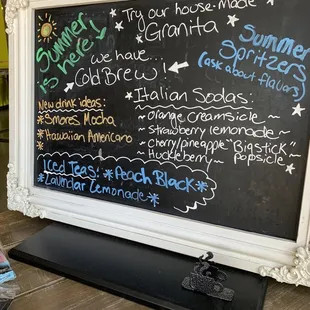 Specials Menu