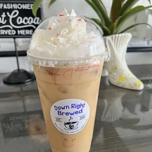 Peppermint White Chocolate Latte