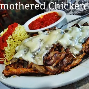 a plate of food