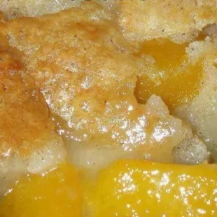 Peach cobbler