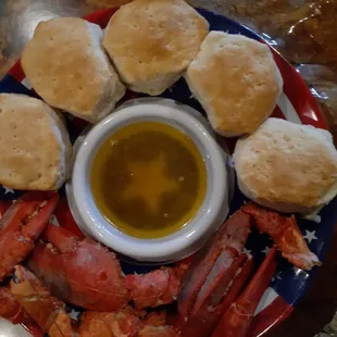 Lobster claws &amp; biscuts