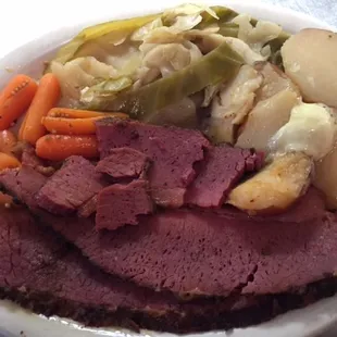 St. Patty&apos;s Corned Beef and Cabbage