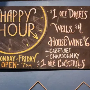 Happy Hour Specials Jan 2023