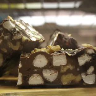 Rocky Road fudge. Yum!