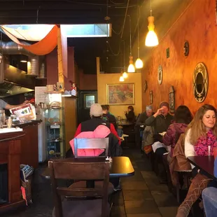 Very warm atmosphere