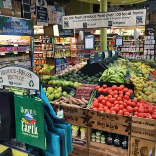 We buy fresh produce from over 100 local farmers and growers.
