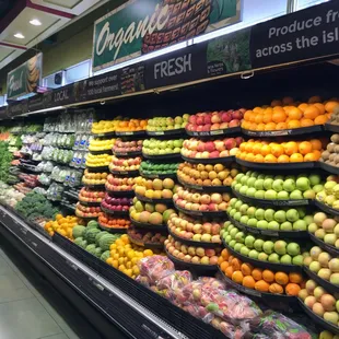 Most of the produce is organic.