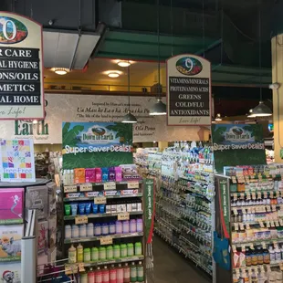 The largest selection of vitamins and supplements available.
