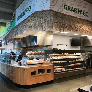 The expanded deli features "take-and-bake" or eat-in fresh baked pizzas, made-to-order items, and our signature hot table and salad bar.