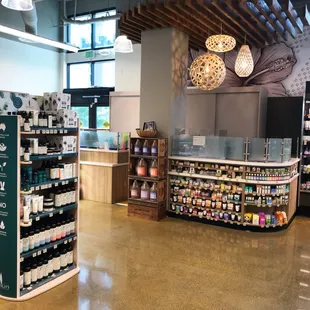 Our Wellness Dept. has the largest supply of vitamins and supplements available, plus cosmetics and household natural living items.