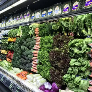 Most of our produce is organic.