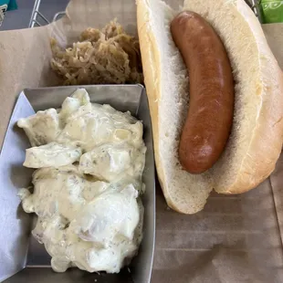 Smoked German Bratwurst ($15)