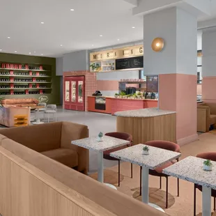 Lobby at Downright, a Renaissance Hotel