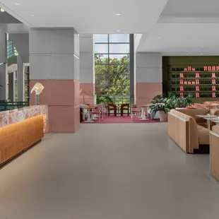 Lobby of Downright Austin, a Renaissance Hotel