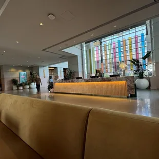 Front lobby from the cafe...