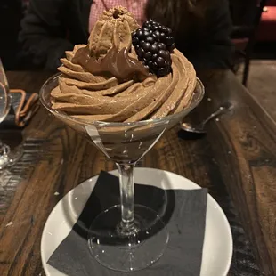 Chocolate mousse we shared for dessert