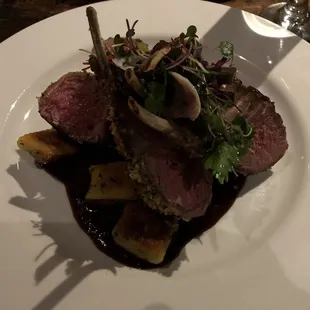 Rack of Lamb with crispy gnocchi