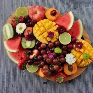 Got everything I needed to make this fruit platter