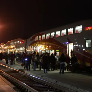Rail Runner at the Downtown Albuquerque Station